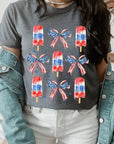 America Popsicle Graphic T Shirts