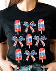 America Popsicle Graphic T Shirts