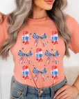 America Popsicle Graphic T Shirts