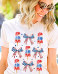 America Popsicle Graphic T Shirts