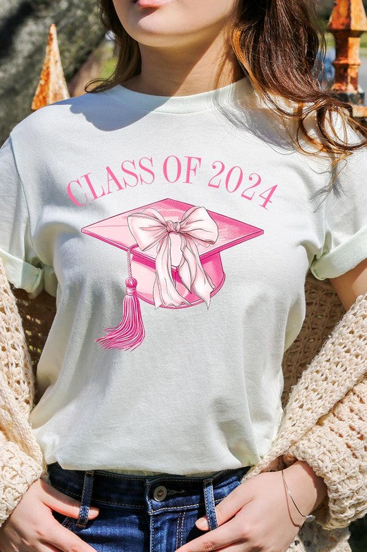 Coquette Class of 2024 Graphic T Shirts