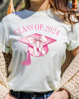 Coquette Class of 2024 Graphic T Shirts