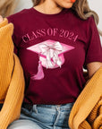 Coquette Class of 2024 Graphic T Shirts