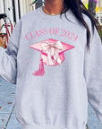 Coquette Class of 2024 Graphic Fleece Sweatshirts