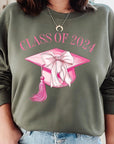 Coquette Class of 2024 Graphic Fleece Sweatshirts