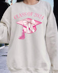 Coquette Class of 2024 Graphic Fleece Sweatshirts