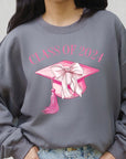 Coquette Class of 2024 Graphic Fleece Sweatshirts