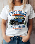 Wild Lands Explorer, Adventure Graphic Tee