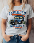 Wild Lands Explorer, Adventure Graphic Tee