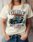 Wild Lands Explorer, Adventure Graphic Tee