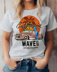 California Wave Surf Vintage Graphic Tee