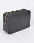 Patent Finish Top Handle Convertible Clutch Bag - Camera Themed