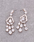 Bell Shape Cubic Zirconia Drop Earrings