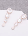 Dangle Cubic Zirconia Earrings