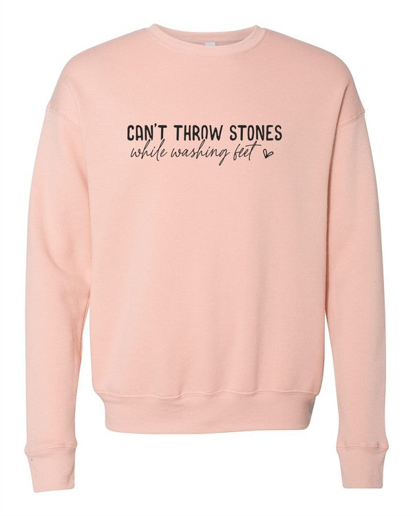 Can&#39;t Throw Stones Bella Premium Sweatshirt PLUS