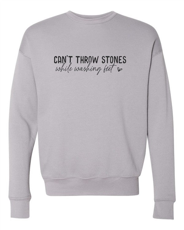 Can&#39;t Throw Stones Bella Premium Sweatshirt