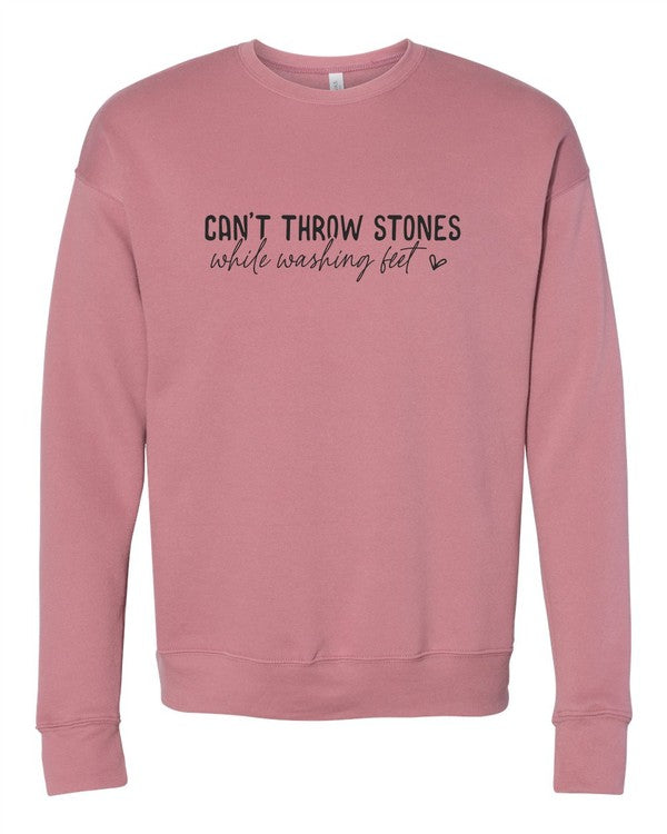 Can&#39;t Throw Stones Bella Premium Sweatshirt
