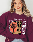 Sunkissed Cowgirl Graphic Fleece Sweatshirts