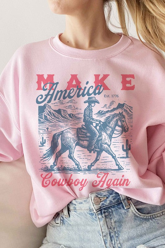 Make America Cowboy Again Graphic Sweatshirt