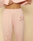 3D Bow Jogger Sweatpants