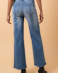 Denim Lab USA High Rise Relaxed Wide Leg Jeans