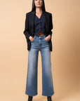 Denim Lab USA High Rise Relaxed Wide Leg Jeans