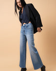 Denim Lab USA High Rise Relaxed Wide Leg Jeans