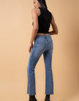 Insane Gene Mid Rise Crop Flare