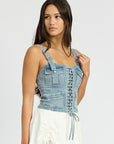 Emory Park Cargo Denim Corset