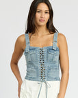 Emory Park Cargo Denim Corset