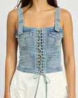 Emory Park Cargo Denim Corset