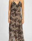 Emory Park Floral Ruffle Maxi Dress