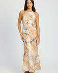 Emory Park Halter Neck Floral Maxi Dress