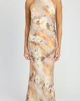 Emory Park Halter Neck Floral Maxi Dress