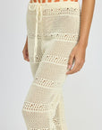 Emory Park Crochet Pants with Drawstrings