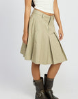 Emory Park Knee Length Pleated Skirt