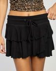 Emory Park Tiered Ruffle Mini Skort