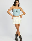 Emory Park Tiered Ruffle Mini Skort