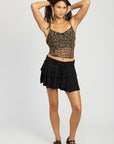 Emory Park Tiered Ruffle Mini Skort