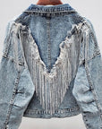 Fringed Denim Jacket