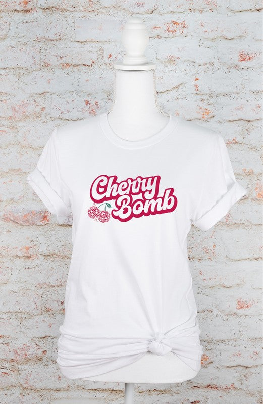 PLUS Cherry Bomb Disco Ball Softstyle Tee