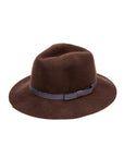 Wool Felt Ribbon Fedora