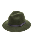 Wool Felt Ribbon Fedora