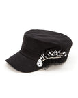 Crystal Lace Embellished Cadet Hat