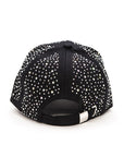 All Over Rhinestone Pave Fashion Cap