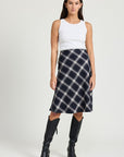 Emory Park Bias A-Line Midi Skirt