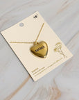 Mama Engraved Heart Pendant Necklace