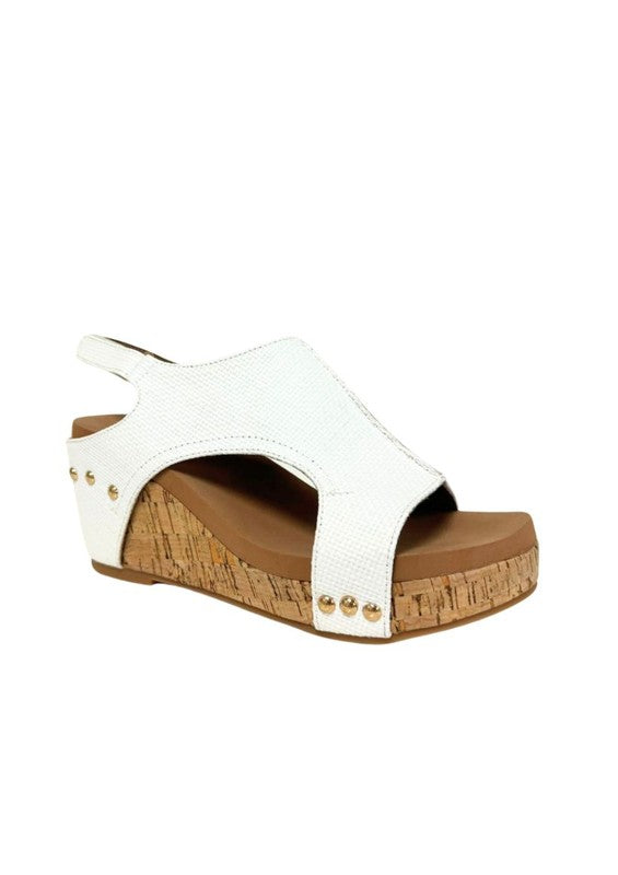 Hannah Thick Sole Roman Platform Wedges