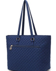 MKF Collection Solid Quilted Cotton Tote Bag