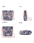 MKF Collection Lainey Botanical Pattern Crossbody